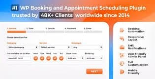 Bookly PRO – Appointment Booking and Scheduling Software System