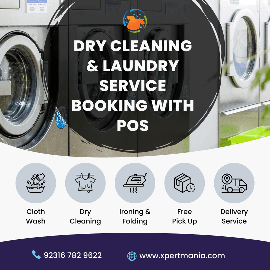 Dry Cleaning & Laundry Service Booking with POS | Single & Multi Branch Complete Solution