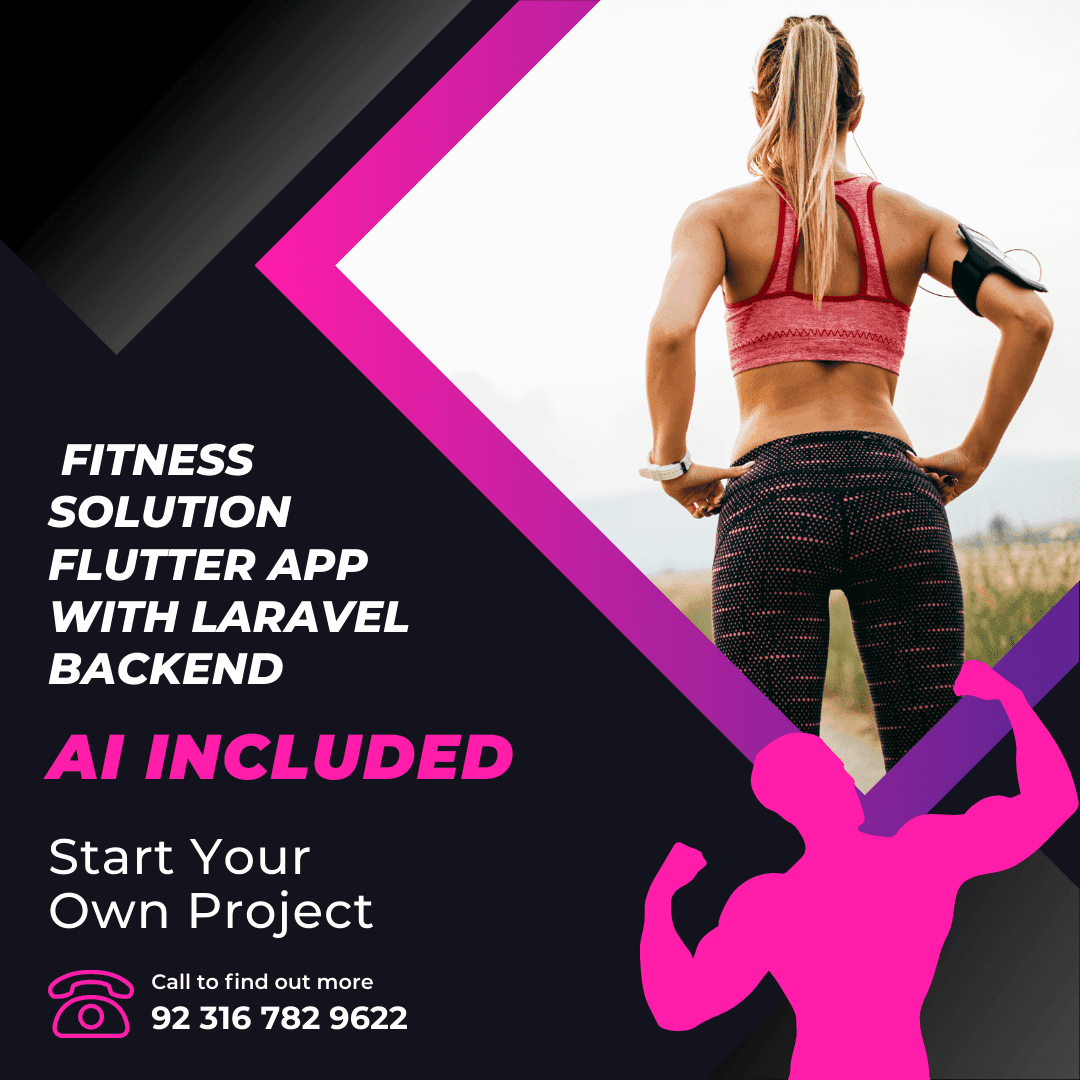 Complete Fitness Solution Flutter App With Laravel Backend + ChatGPT(AIFitbot)