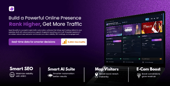 Boost Your E-Commerce Stores & Blog Sites: Web Traffic & SEO Growth with Xpert Boostify Bot