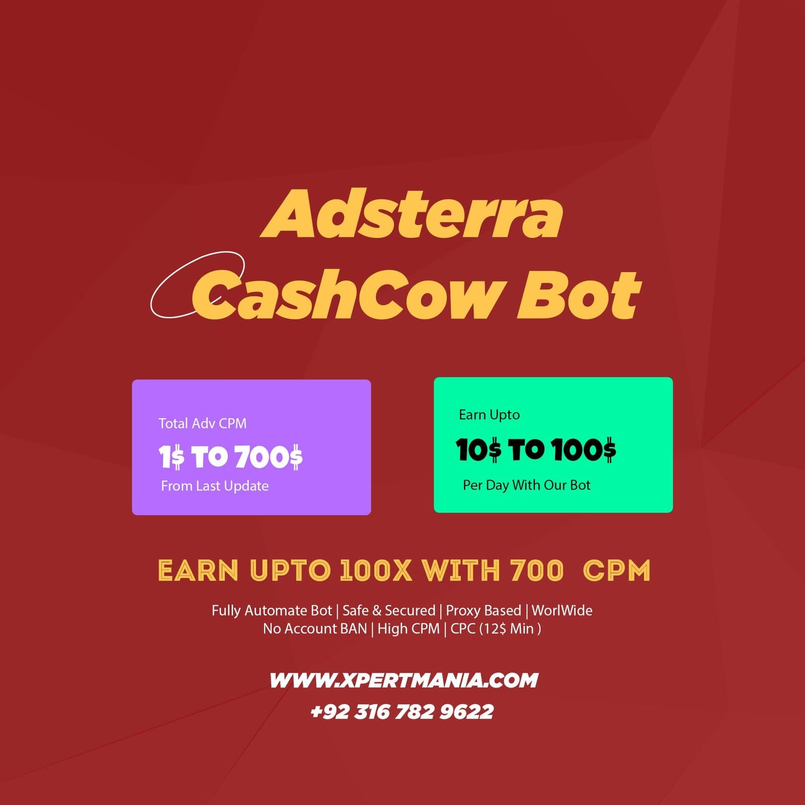 Adsterra Traffic Tool - Increase Your CPM Upto 700$ | Fully Automated Software